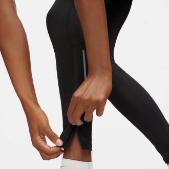 Леггинсы Nike Pro изготовлены из влагоотводящей ткани с сеткой на икрах, которая. . фото 5