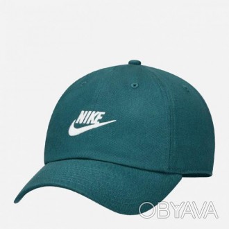 Бейсболка Nike Sportswear Heritage86 Futura Washed из мягкой ткани имеет классич. . фото 1