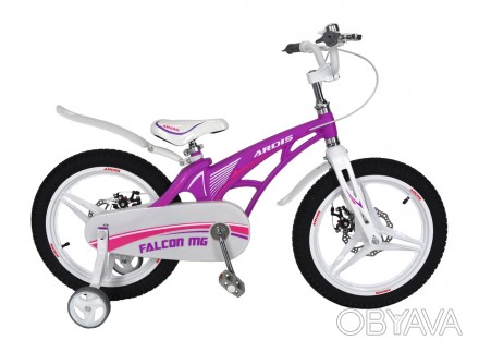 Велосипед детский ARDIS FALCON MG 18" Фиолетовый
диаметр колес 18"
легкая магние. . фото 1