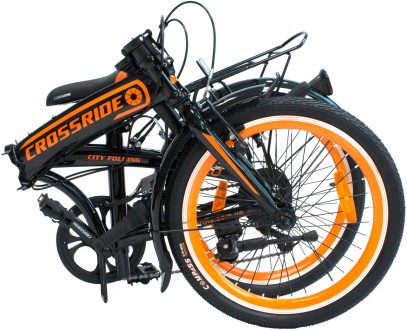 Велосипед складной CROSSRIDE 20 FLD ST "CITY FOLDING" Оранжевый 2021
Надежность . . фото 4