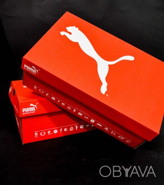 Фірмова подарункова коробка для кросівок Puma
 
Коробки для взуття включно до р.. . фото 1