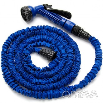 Шланг для полива X HOSE 15 м с распылителем, садовый шланг, поливочный шланг для