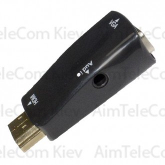 Конвертер HDMI в VGA+ аудіо (шт.HDMI-гН.VGA+ g.3,5 мм) + шнур AUX
Конвертер HDMI. . фото 3