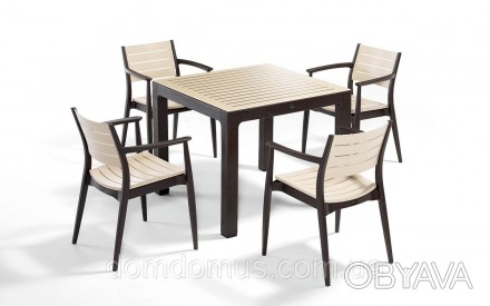 REGNUM FOR 4, набор высококачественной пластиковой мебели (устойчивой к температ. . фото 1