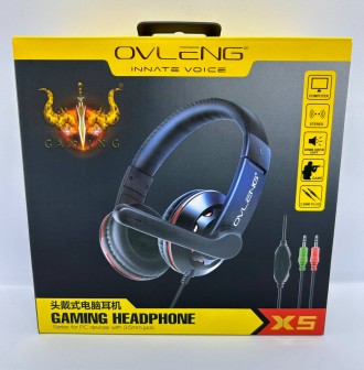 Ігрові навушники OVLENG X5 це хороший вибір для геймерів, які хочуть отримати ма. . фото 2