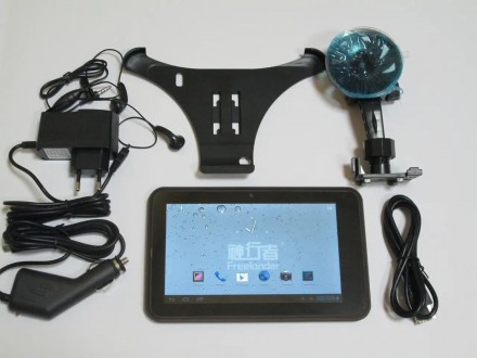 7" Планшет навигатор Freelander PD10 GPS Два ядра!+2SIM 3G+WiFi+Видеорегист. . фото 4
