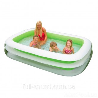 детский надувной бассейн Intex компактный, надувается любым насосом для надувных. . фото 4