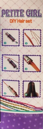 современный детский набор косметики с машинкой для плетения косичек для создания. . фото 3