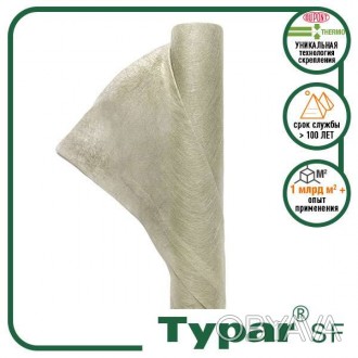 Typar SF - це тонкий, термічно скріплений, водопроникний нетканий геотекстиль, в. . фото 1