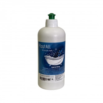 Жидкий акрил Plastall Premium 1.5 м для реставрации ванн с чистящим средством Пл. . фото 4