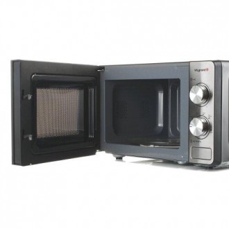Микроволновая печь без гриля с зеркальной дверцей VILGRAND VMW 7205NW серая
 Мик. . фото 3