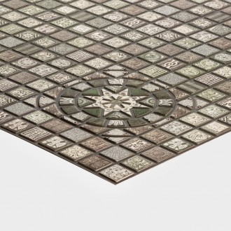 Водостойкие листовые ПВХ панели
мозаика «Медальон олива»
 
Код: 33с/4
 
	Размеры. . фото 2