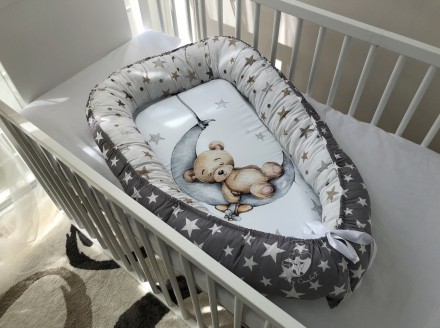 Кокон-позиционер для новорожденных Baby Comfort Мишка на луне. Одесса. фото 1 Кокон-позиционер для новорожденных Baby Comfort Мишка на луне. Одесса. фото 1