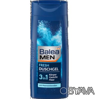 Balea MEN свіжий гель для душу очищає, доглядає і освіжає тіло, обличчя і волосс. . фото 1