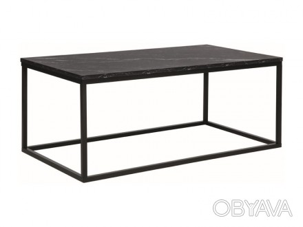 
Журнальний столик ROSSI A чорний ефект мармуру/чорний : стильна і сучасна модел. . фото 1