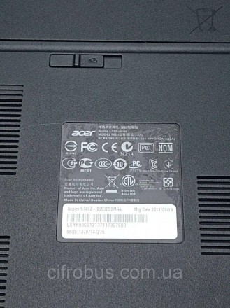 Acer Aspire 5749(Intel Pentium B950/2.1GHz/3Gb/HDD500Gb/Intel HD Graphics 2000)
. . фото 9