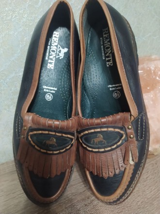 Продам туфли-Лоферы немецкого бренда Remonte  размер 6,5, стелька 25,5 - 26. Кож. . фото 2