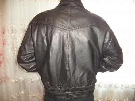 Куртка мужская стильная, модная, выполнена из натуральной телячьей кожи высокого. . фото 9