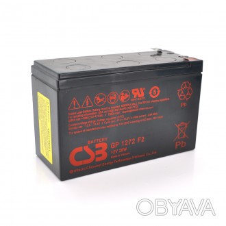 Акумуляторна батарея CSB GP1272F2 — правильна батарея для твоїх пристроїв. Міцни. . фото 1