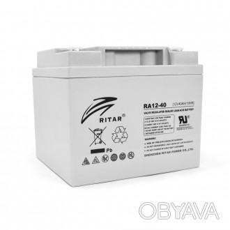 Акумуляторна батарея AGM RITAR RA12-40 — правильна батарея для твоїх пристроїв. . . фото 1