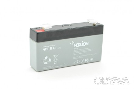 Акумуляторна батарея MERLION AGM GP613F1 — правильна батарея для пристроїв із не. . фото 1