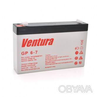 Аккумуляторная батарея Ventura 6V 7Ah - используется в устройствах с небольшим п. . фото 1