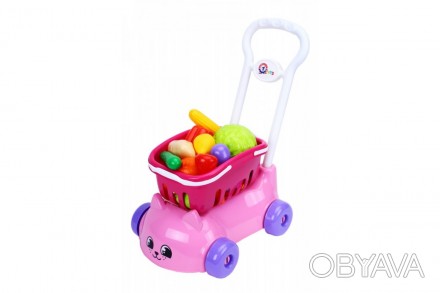 Іграшковий візок для супермаркету від ТехноК Іграшка "Візок для супермаркету" ві. . фото 1