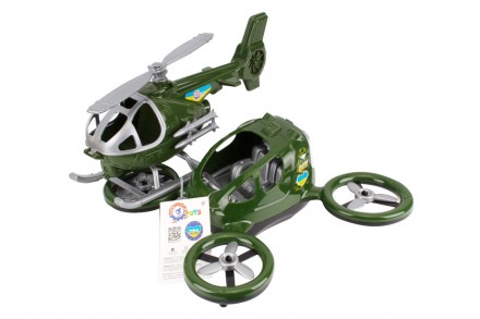Іграшковий набір військового транспоту від ТехноК Швидкі автомобілі, маневрові г. . фото 3