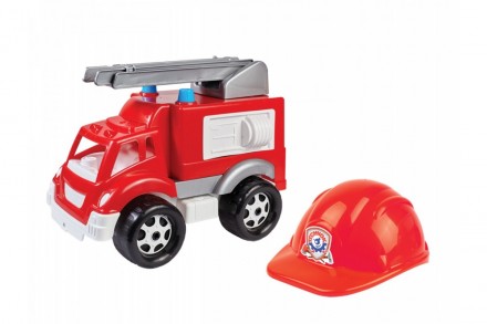 Детская игрушка пожарная машинка Машинка оборудована подвижной лестницей для пож. . фото 2