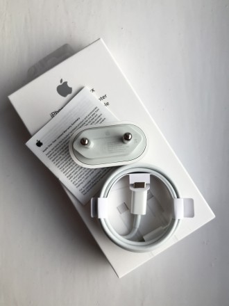 Зарядное устройство для iPhone 18W USB-C + Кабель Type C на Lighting
Даёт возмож. . фото 4