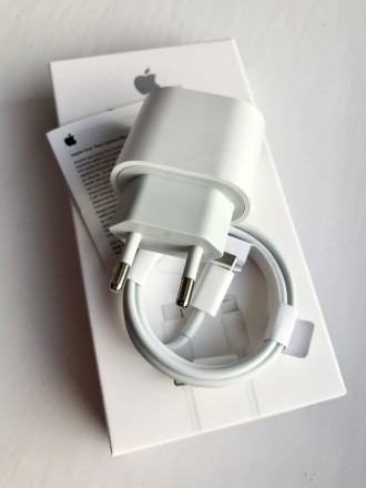 Зарядное устройство для iPhone 18W USB-C + Кабель Type C на Lighting
Даёт возмож. . фото 8