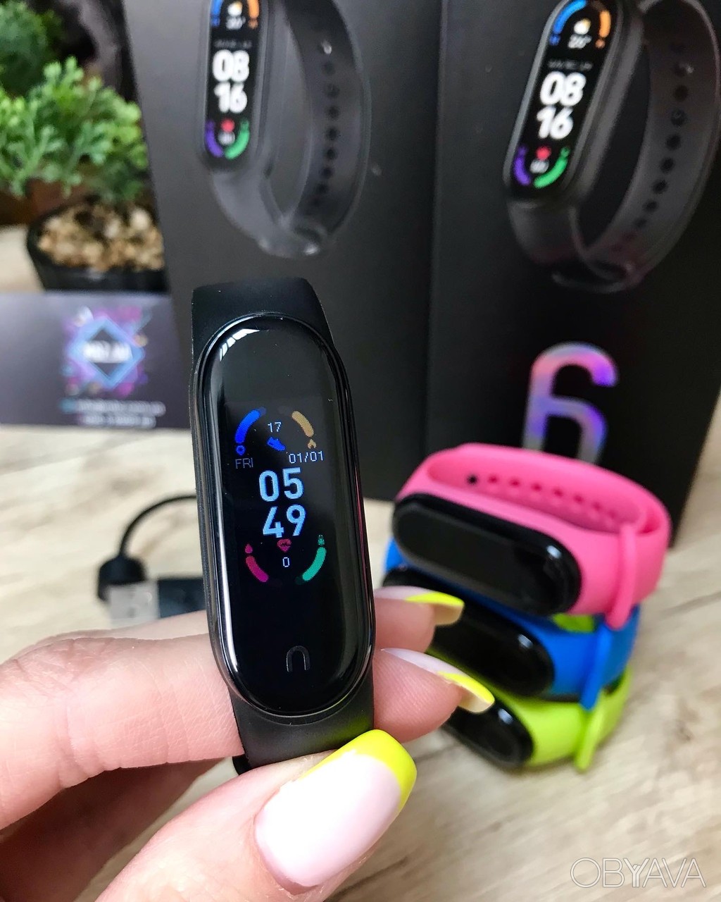 ᐈ Смарт браслет Smart Band М6, Трекер, Шагомер, Пульс, Давление, Часы ...