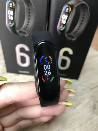 
Фітнес браслет Smart Band M6, Трекер, Крокомір, Пульс, Тиск, Годинник Смарт Бен. . фото 2