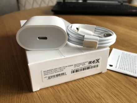 Зарядний пристрій 20W USB-C для iPhone 13 Pro Max + Кабель Type C на Lighting
Ко. . фото 4