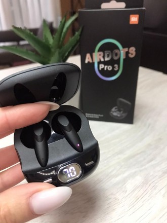 Бездротові навушники AirDots Pro 3 для Xiaomi Чорні
 
Характеристики:
Тип навушн. . фото 2