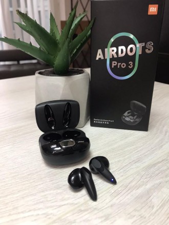 Бездротові навушники AirDots Pro 3 для Xiaomi Чорні
 
Характеристики:
Тип навушн. . фото 8