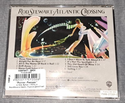 Продам СД Rod Stewart - Atlantic Crossing
Состояние диск/полиграфия VG+/VG+
Ко. . фото 3
