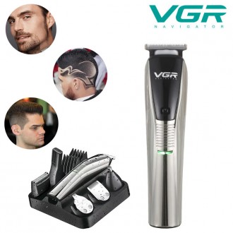 Машинка для стриження волосся VGR 
Машинка для стриження волосся бездротова VGR . . фото 2