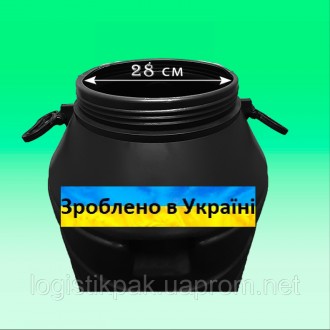 Бочка пластикова технічна чорна бідон 50 л
"Бочка (бідон) технічна призначена дл. . фото 3