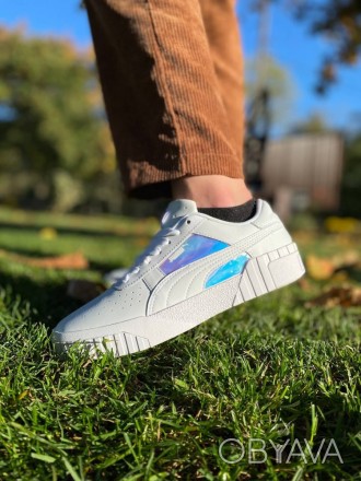 Женские кроссовки Puma Cali white хамелеон