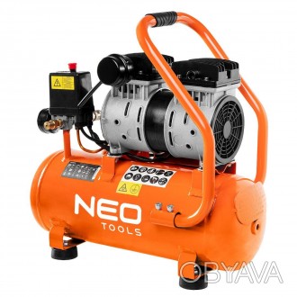 Neo Tools 12K020 Компресор, безмасляний, 230В, 12л, 8 Бар, 105л/хв, 500Вт, прями