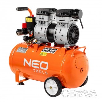 Neo Tools Компресор, безмасляний, 230В, 50л, 8 Бар, 180л/мин, 1150Вт, асинхронни