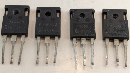  Транзистор K75H603 IKW75N60H3 IGBT N-Ch 600V 80A. Транзисторы оригинальные, вып. . фото 4