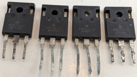  Транзистор полевой 40N120F IGBT TO247 N-Ch 1200V 40A. Транзисторы оригинальные,. . фото 4