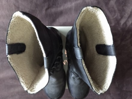 Кожаные сапоги ботинки на узкую ножку, на осень-зиму- весну, р.39, Fatface.
Цве. . фото 4