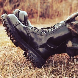 Steel черевики чоботи берци унісекс 10 отворів залізний носок. . фото 10