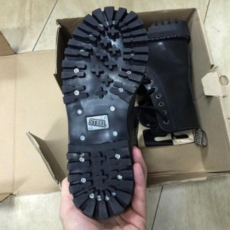 Steel черевики чоботи берци унісекс 10 отворів залізний носок. . фото 8