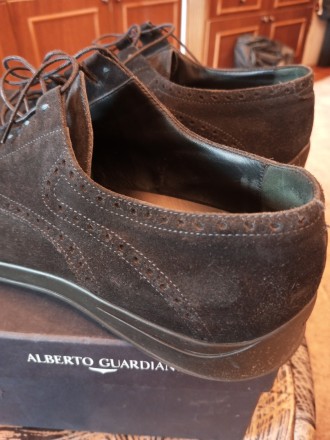 Ботинки, туфли Alberto Guardiani мужские 44 размер., стелька 30см. ,(темно-темно. . фото 8