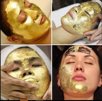 Листи сусального золота активно застосовуються в косметології. Тонка фольга легк. . фото 4