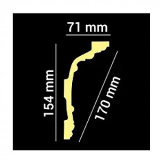 Прямий постачальник преміальної серії стельових плінтусів
Стельовий карниз GP-89. . фото 3